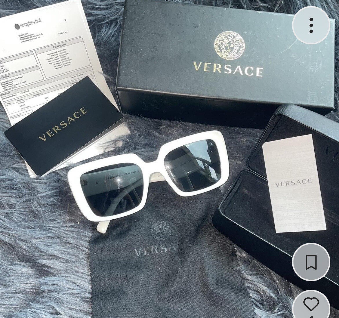 Authentic Versace sunglasses good condition s-l400.jpg main image 4