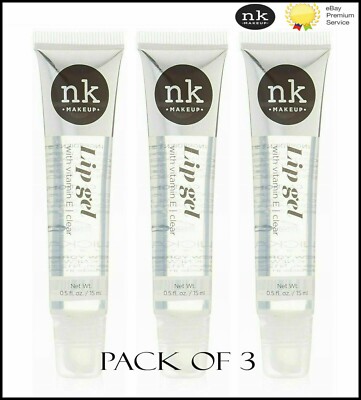 Nicka K New York Lippengel mit Vitamin E - transparent 3er Pack