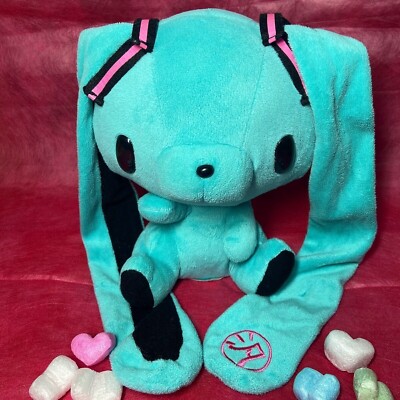 Gloomy Bear × Hatsune Miku 2014 XL Plush Doll CGP-404 Green Bunny