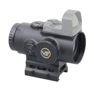 Vector Optics Paragon 4×24 Prism Scope Piggyback Red Dot | Paragon 4x Prism Scope BDC Reticle w/ Center