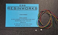 1/24 1/25 SCALE PRE-DRILLED DISTRIBUTOR 6 CYL WITH 5 COLORS OF WIRE INCLUDED