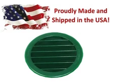 2.5" Green Round Plastic Louver Soffit Air Vent Reptile Screen Grille Cover