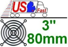 Lot10 80mm/3"inch/8cm Metal Wire Box/Case Fan Grill/Finger Guard/Cover SH BLA  CK