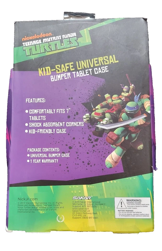 Nickelodeon Teenage Mutant Ninja Turtle Kid Safe Universal Tablet Case 7 in" - Image 3 of 4
