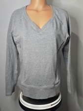 Lululemon SZ 6 After Asana Pullover Heathered Fatigue Gray Sweatshirt Top B12