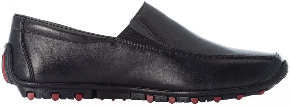 Rieker Herren Slipper Schwarz Schuhe Leder 08960 00 eBay