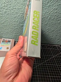 Rad Racer (Nintendo Entertainment System) NES Cartridge, Sleeve, Manual, Box