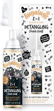 Bugalugs Dog & Cat Detangler Foam Comb leave in coat conditioner for de matting