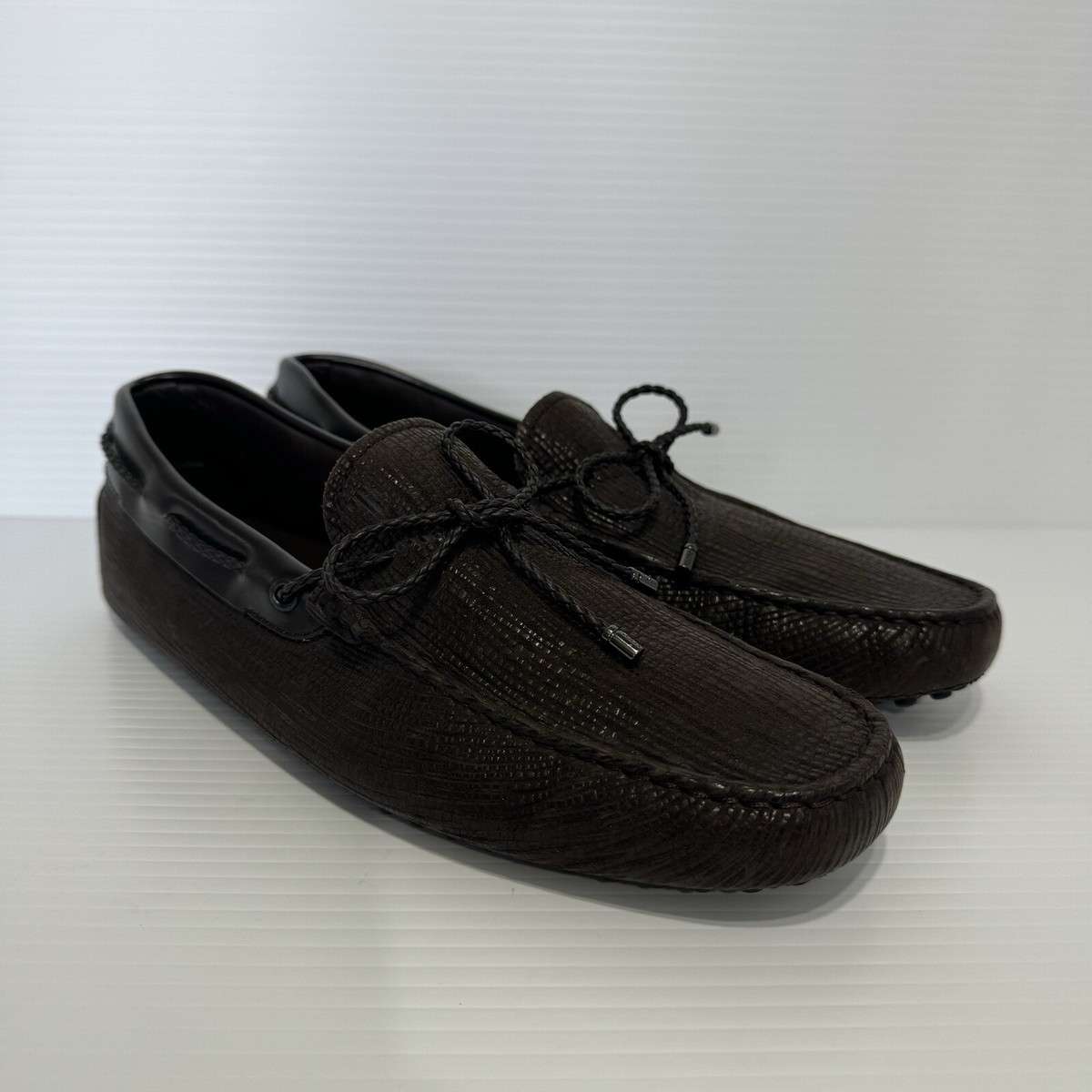 Tods Laccetto Driving Brown Loafers Size 7 1/2 | eBay display picture 1
