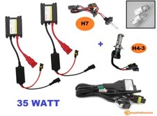 KIT FARI H4 BIXENON + H7 XENON 6000K BALLAST SLIM 35w x YAMAHA TMAX + LED W5W