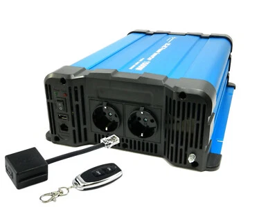 Convertisseur de Tension 24V 1500 Watt Pur Sinus Onduleur avec Télécommande Crw - Photo 1/4