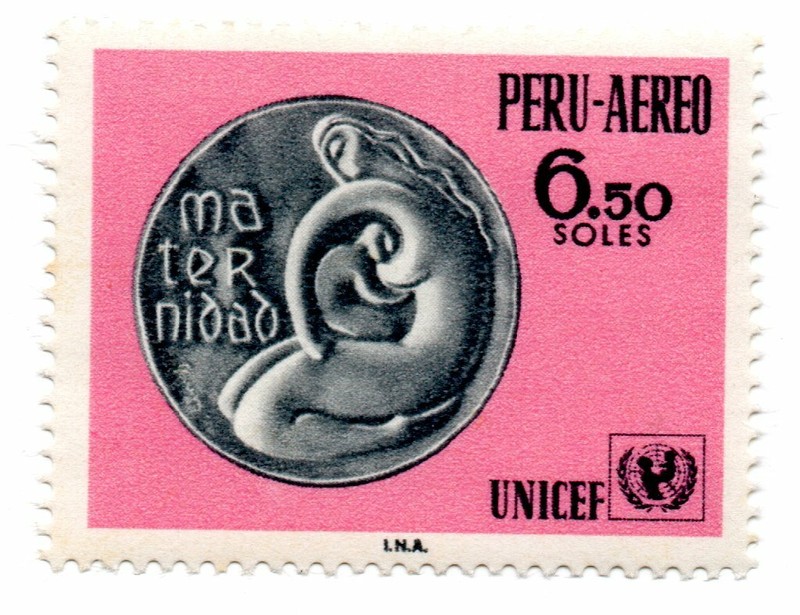 Perú 1970, UNICEF's 24th anniversary, S/. 6.50, Maternity, accept offers *