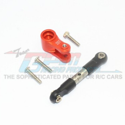 GPM Racing Stainless Steel Tie Rod + 25T Alum Servo Horn Orange