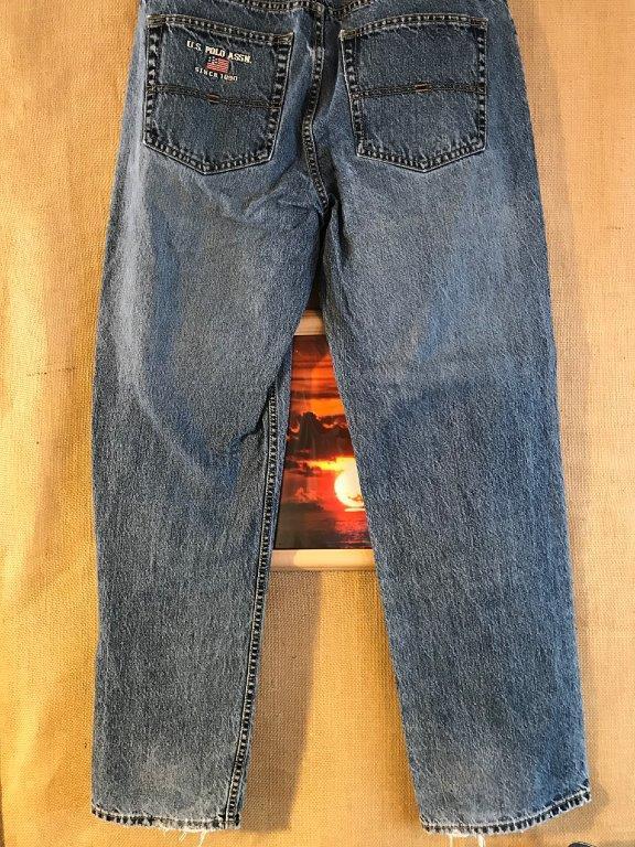 U.S. Polo Assn. men's denim jeans size 33 x 32 classic rise zip