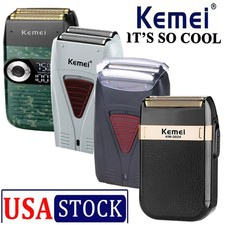 Cordless Kemei Electric Hair Clipper Trimmer Cutting Machine Beard Haircut Kit U