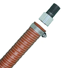 GenExhaust for Honda EU3200i 1.5" silicone tubing exhaust extension.