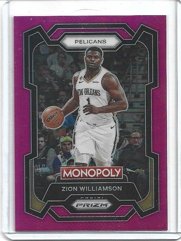 2023-24 PRIZM MONOPOLY PINK ZION WILLIAMSON #55 /149