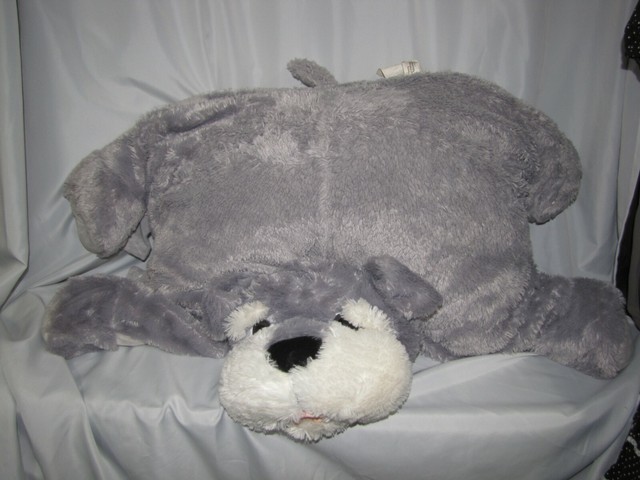 USED 26â Long Jumbo Pillow Chums-- Kellytoy--SCHNAUZER DOG | eBay