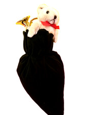 11" Santa Bag with 5" Bear