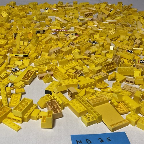 (2) Libbre Mega Bloks Mattoni da Edilizia Gialli Blocchi Pezzi Misti - Foto 8 di 8