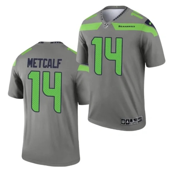men medium nike seattle seahawks icon logo dri-fit legend tee
