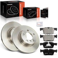 A-Premium Front 300mm Brake Discs & Brake Pads for BMW 1/3/4 Series 34116792217