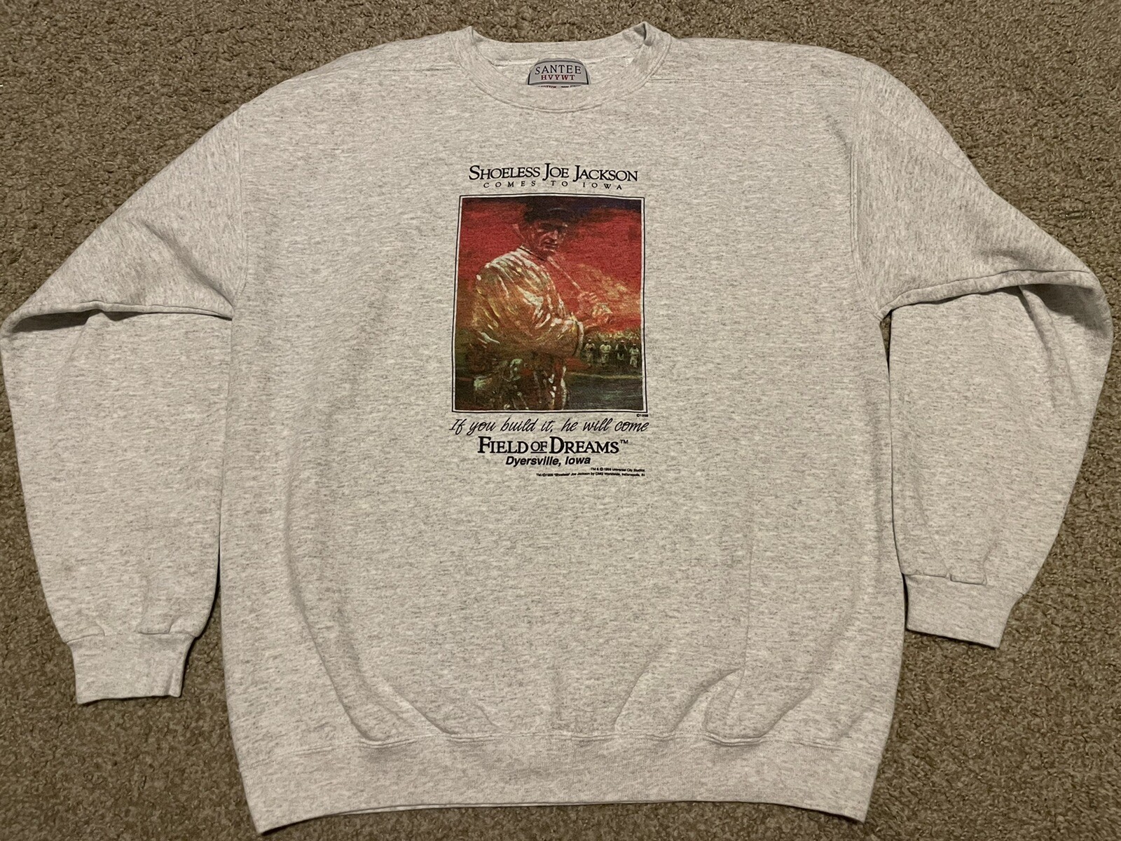 1996 Shoeless Joe Jackson Vintage Field Of Dreams Sweâ¦ - Gem