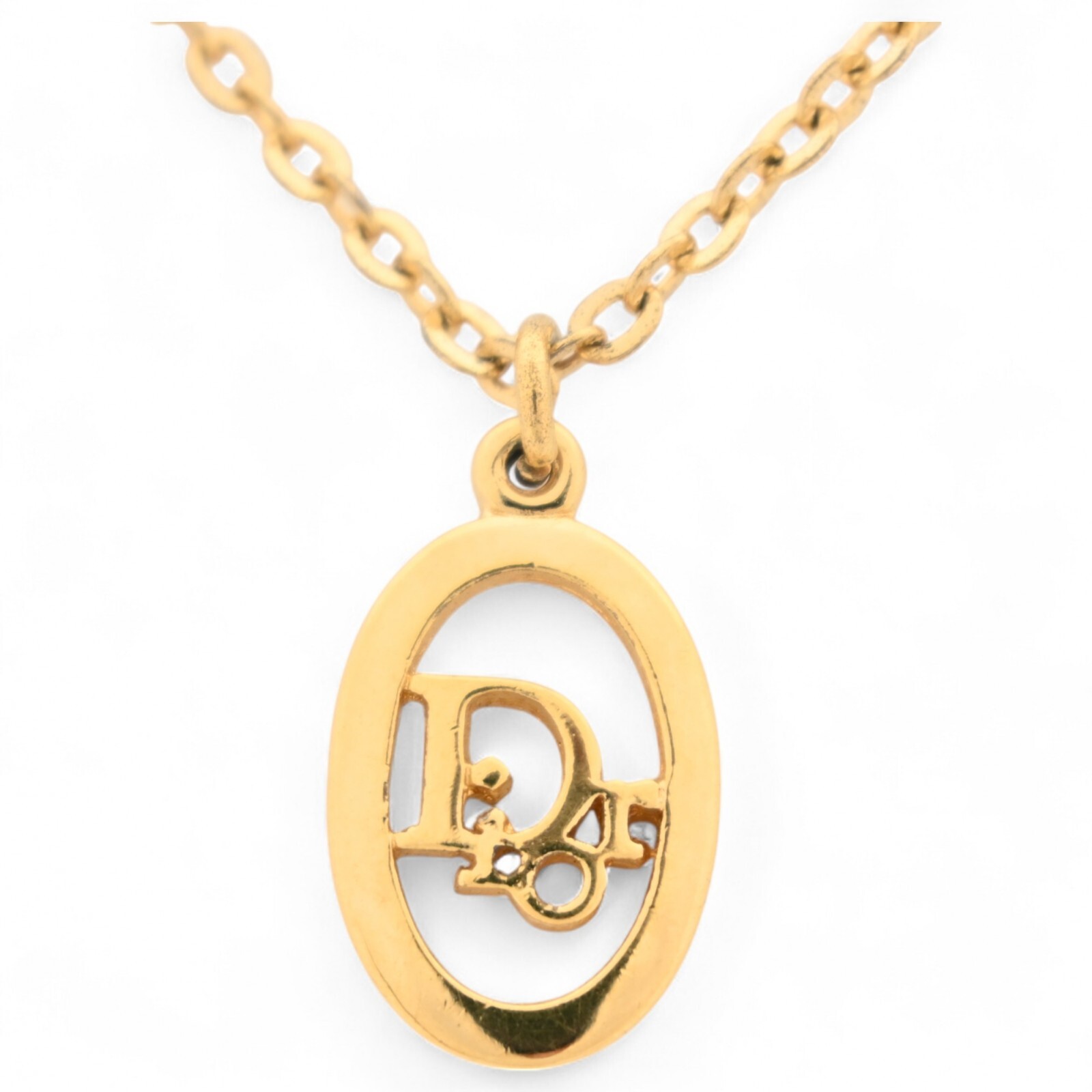 Dior CD logo gold necklace di8907bd luxury jewelry
