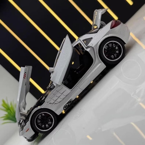 Mercedes-Benz SLR modelo de coche de aleación plateado 1:32 - Imagen 7 de 8