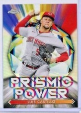 2021 Topps Chrome Prismic Power #PP-14 Luis Castillo - Cincinnati Reds - MINT