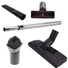 Universal Vacuum Kit Telescopic Tube + Stair, Crevice, Floor & Dusting Tool 35mm