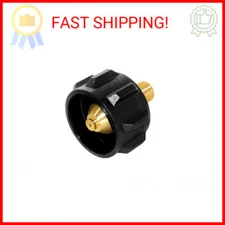 Hooshing QCC1 Propane Gas Fitting Adapter with 1/4 Inch NPT Male Pipe Thread, So