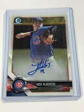 2018 Bowman Chrome Prospect Auto Jose Albertos #BCPA-JAL Auto