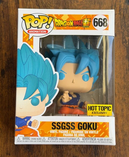 Funko Pop! Vinyl: Dragon Ball - SSGSS Goku - Hot Topic (Exclusive) #668