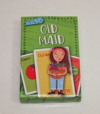 HOYLE OLD MAID Card Game w/ Box 100 Complete Fruits Vegetables Theme