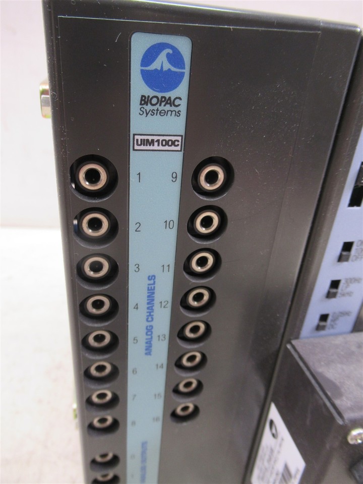 BIOPAC Systems UIM100C Universal Interface Module Data Acquisition Lab ...