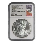 2021-(S) American Silver Eagle NGC MS-70 T-1 FDOI Mercanti Label
