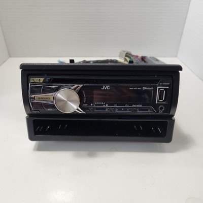 JVC KD-SR80BT CAR 1DIN In Dash STEREO Receiver BLUETOOTH Radio USB AUX Untested 