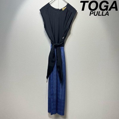 Toga Pulla Rayon mesh sleeveless design dress