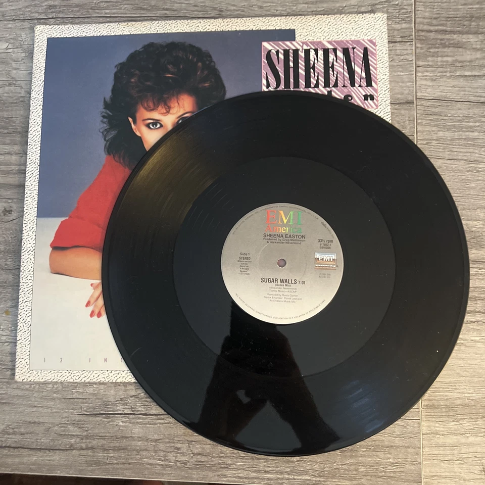 LP-Vinyl SHEENA EASTON Sugar Walls 12” Single NrMt V-7852-1 Foto 4 de 4