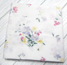 Vintage Cannon Pillowcase Wild Flowers Print Standard Single M