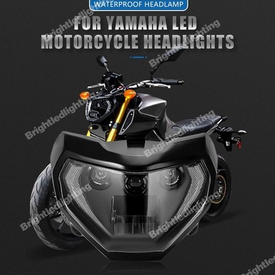 LED Headlight Assembly Headlamp DRL Plug and Play for Yamaha FZ07