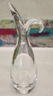 Steuben Signed Clear Art Glass Sheard Rim Pitcher Plant Vase
