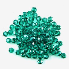 12 4mm Swarovski crystal round 5000 Blue Zircon