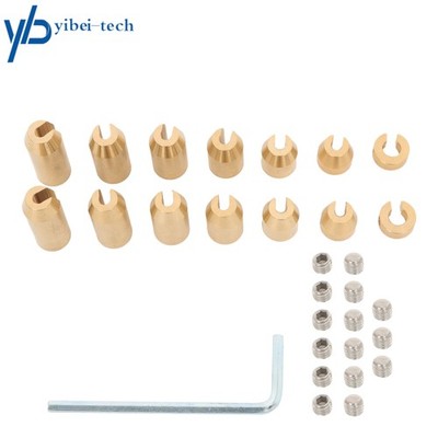 Universal Motorcycle Reusable Brass Wheel Spoke Balance Weights Refill 14 PACK