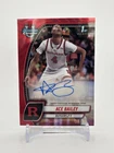 Ace Bailey 2024-25 Bowman University Chrome Autograph Red Wave/45