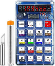 Soldering Practice Kits DIY 7-Digit LED Display Electronics Calculator  Resisto