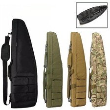 Camo Tactical Rifle Backpack, Padded Gun Case for Range  Outdoor 39" 47"