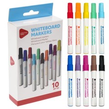 Whiteboard Marker 10er Pack Bunt Abwischbar T...