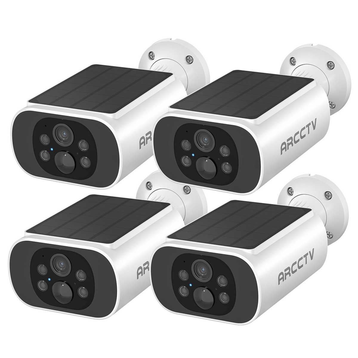 Solar Powered Best Security Cameras Amazon ARCCTV WiFi Solar